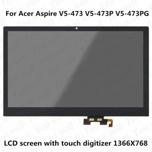 Acer Aspire V5473 V5473p V5473PG LCD Assembly with Frame Laptop Touch Digitizerスクリーン用のスクリーンオリジナル14'LCD