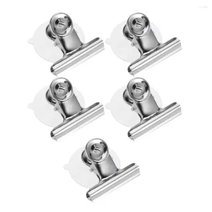 Hooks 5 Pcs Glass Suction Cup Clip Household Suction-cup Clamps Aquarium Home Accessory Window Clips Stainless