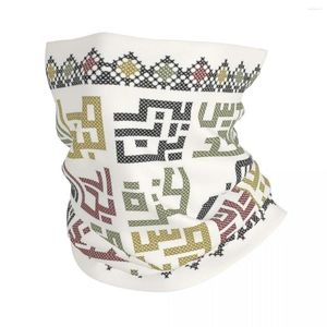 Scarves Traditional Palestinians Tatreez Bandana Neck Gaiter Printed Palestines Arabic Wrap Scarf Multifunctional Face Mask Breathable
