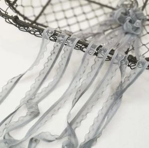 10 meter/mycket varm försäljning av vitrosa blå afrikansk elastisk spets trimkvalitet broderad guipure spets tyg mesh spets tyg