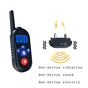 2018 neuer Stil elektronischer Hundetrainingskragen mit LCD Blue Screen Display wiederaufladbare 100 Levels Pet Electronic Hundekragen