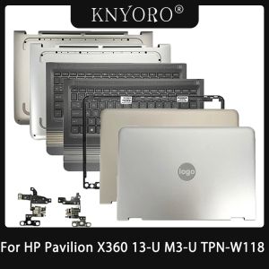 HP Pavilion için Yeni Çerçeveler X360 13U M3U TPNW188 Dizüstü Bilgisayar Arka Kapak LCD Arka Kapak Üst Kılıf Alt Alt Alt Kapak 856003001 856004001
