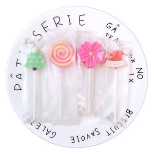 Lbsisi Life 50pcs/100pcs Daha Kalın Daha Şeffaf Şeker Sıcak Mühür Çantası Lolipop Paketleme Küçük Kızılcık Ülke Düğün Dekorasyonu