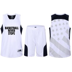 16Colors Set Customized Train LOGO Name Basketball Jersey & Shorts Number Man Set Jersey Boy Shirt Short Suit Set Thin Dry Fit