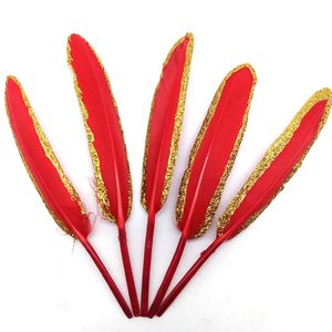 10/20pcs Gold Silver Duck Feathers for Crafts In A Vase Jewelry Making Accessories DIY Plumes Wedding Party Centerpieces 10-15cm