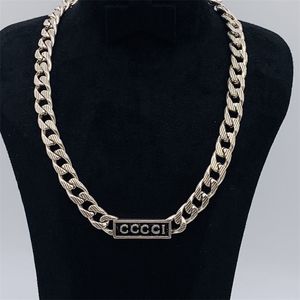 Mens Designer Choker Necklace Jewelry Luxury Necklaces Silver Gold Women Necklace Rope Cuban Hip Hop Chains Necklaces