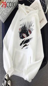 Japanische Anime Tokyo Ghul Graphic Hoodies Männer Kawaii Lounge tragen Kleidung Cartoon Kaneki Ken Streetwear Unisex Sweatshirts Mann x5659040