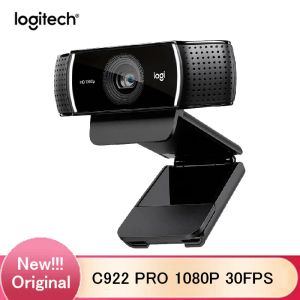 ウェブカメラ100％オリジナルC922 Pro WebCam 1080p Web 30FPSフルHDウェブカメラオートフォーカスWebカメラビルトインマイク