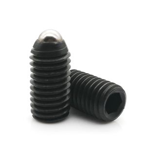 1/5/10/20X M2.5 M3 M4 M5 M6 M8 M10 M12 M16 Black Grade 12.9 Steel Hex Socket Allen Spring Ball Plunger Grub Bolt Point Set Screw