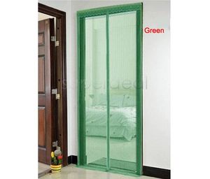 Handsfree Mesh Fly Screen Door Magnetic Anti Fly Mosquito Stripe Net Doors Curtain For Kitchen Living Room Restaurant