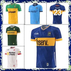 2024 Tipperary GAA Home Jersey Shirt Mens Tyrone GAA Home Jersey 2024 Rugby Jersey Tipperary GAA Home County Maglie dimensioni S-5xl