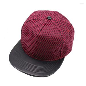 Ball Caps Flat Brim Baseball Cap Unisex Acryl Net Yarn Spling Fashion Hip Hop Dad Travel Outdoor Sun Hats For Women Men Regulated Hat