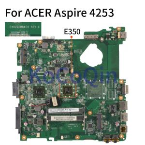 Материнская плата для Acer Aspire 4253 E350 Материнская плата ноутбука DA0ZQEMB6C0 MBRDT06001 DDR3.