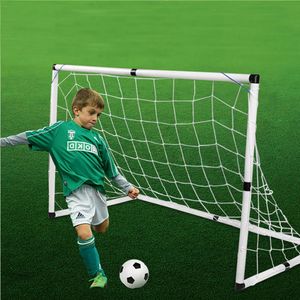 1 Set Sportfußball -Tor Fußballtor und Net Kids Soccer -Spiel für Backyard School Games und Training 675cm Height Football 240403