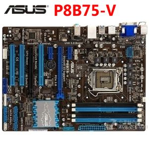 Płyty główne LGA 1155 ASUS P8B75V płyta główna DDR3 32GB B75 P8B75V Desktop Ginboard Systemboard SATA III PCIE 3.0 Zintegrowane P8B75 V Użyte