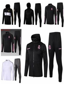 2122 Real Madrid Full Zipper Football Tracksuit Training Suit Men Chandal Futbol Hazard Asensio Isco Football Sursetement Trainin2422093