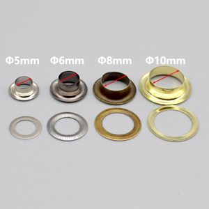 1000sets Eyelets Inner Diameter 5/6/8/10mm Metal Eyelets with Washer DIY Handmade Craft Sewing Clothing Belt Bulk Accessories