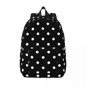 Torby do przechowywania urocze polka nastolatki studenckie szkoła bukszka na płótnie daypack Elementary High College lekki plecak na podróż do podróży