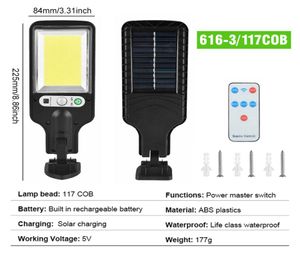 Outros eletrônicos DSSM LED Solar Wall Light Motion Sensor Overdoor Garden Security Yard Lamp9000793