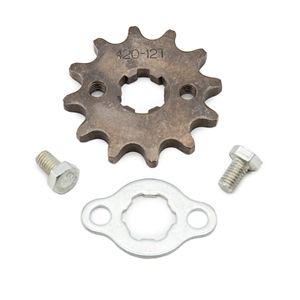 420 Chain 10T/14T/15T/17T19T 17/20MM Front Engine Sprocket Cog Fit Motorcycle ATV Gokart 50cc 70cc 90cc 110c 125cc Pit Dirt Bike