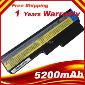 Piller Lenovo için Dizüstü Bilgisayar Pili 3000 G430 G450 G530 G550 N500 Z360 B460 B550 V460 V450 G455 G555 Y L08S6Y02