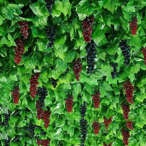 Flores decorativas 10 peças / lote de seda artificial uva videiras Garland Ivy Creative Simulation for Wedding Garden Home Decoration