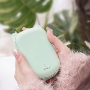 Ny USB -uppladdningsbar handvärmare Mobile Power Bank Warm Baby Compact Portable laddningsskatt Hög batteritid