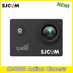 Kamery SJCam Kamera akcji SJ4000 AIR 4K 30PFS 1080P 4X ZOOM WiFi Motorcycle Rower Helmet Wodoodporne kamery wideo