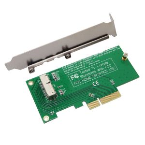 CARDS PCIE X4 för Apple 2013 2014 2015 MacBook Air A1465 A1466 Pro Adapter Riser Expansion Converter ADD On Card till 16+12 Pin M.2 SSD