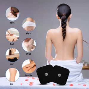 50/100pcs 5x5 cm Calcoli per elettrodi autoadesivi per TENS Massager Nerve Muscolo Muscolo Terapia Terapia Massager Body Patch