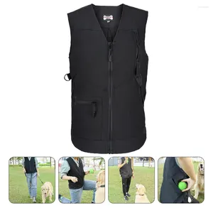 Hundkläder Pet Training Vest Men's Jacket ägare Lydnad Trainer Lärarkläder Handlerkläder Polyester (Windbreaker)