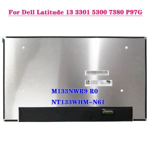 Screen 13.3" LCD Panel M133NWR9 R0 NT133WHMN61 For Dell Latitude 13 3301 5300 7380 P97G EDP 30Pin 1366x768 Laptop Matrix Screen