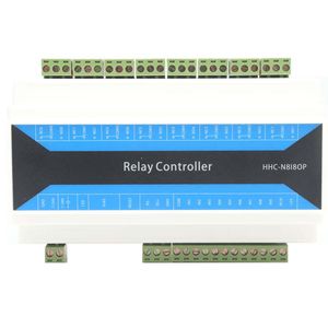 HHC-N8I8OP 8CH Digital Network Relay Relay kontroler zdalnego sterowania Ethernet do RS485 Modbus TCP Moduł bistabilny Automatyczny IP