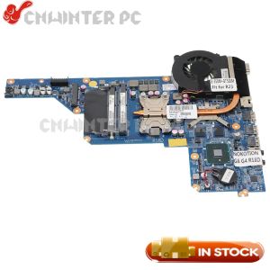 Moderkort Nokotion 655985001 för HP Pavilion G4 G6 Laptop Motherboard I3370M GT520M+kylfläns passar för 649948001 649950001 DA0R23MB6D0