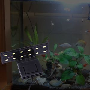 Iluminação de grama de água de alta potência 6W 220V Plugue da UE 12 clipe de LED na lâmpada de braçadeira para pequeno tanque de peixe aquário