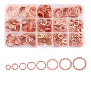 Coppers Waschmittel Dichtungsmutter und Bolt Set Flat Ring Dichtungs -Sortiment -Kit mit Box M6/M8/M10/M12/M14/M16/M18/M20 für Sumpfstopfen