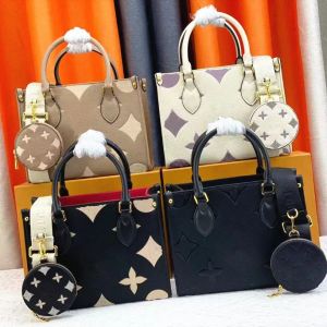Luxurys Designer Shopper The Tote Bag Louvis Handbag de couro Real Sacos de ombro de Cutch Pochette de Pochette com Bolsa de Moda de Viagem de Moda Duffle Crossbody Top Top Handal