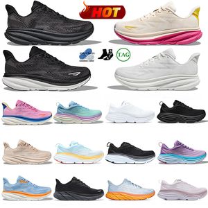 Clifton 9 Bondi 8 Laufschuhe für Männer Frauen Kawana Mafate Elevon Designer Sneaker Triple Black White Pink Herren Womens Outdoor Sporttrainer 36-45