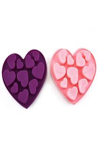 Кремниевые шоколадные формы формы сердца английские буквы торт шоколадная плесень силиконовая лотка с силиконовым лотком