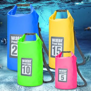 5L/15L/30L Wodoodporne torby PVC do przechowywania sucha torba do kajaku Kajak Rafting na zewnątrz worki do pływania Zestaw podróży Plecak Wola