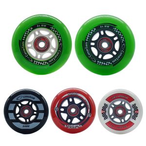 84mm 4 tekerlekler + Çerçeve içi 4x84mm paten tabanı 84A Roller Paten Ilq-11 608 ile lastik SebA 84 pateni için yatak ara ara cıvatası