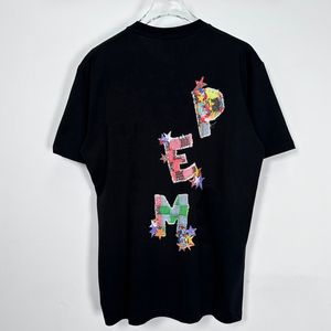24SS Heavy Made Summer Patch Letters Print Tee Skateboard T Shirt Spring Summer Casual Fashion Men Women Tshirt 0410