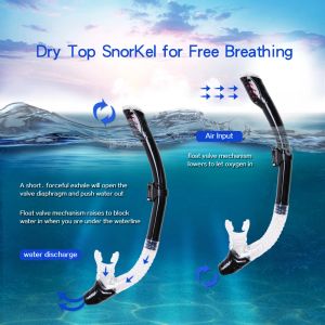 Professionella dykdykningsmasker set snorkling set silikon kjol anti-dimma skyddsglasögon glasögon simning pool utrustning vuxen vuxen