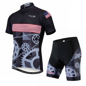 Weimostar USA Kanada Tyskland Team Cycling Clothing Man Summer Mountain Bike Clothing Pro Cykling Jersey Set Cykel Wear Roupa