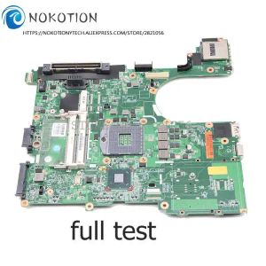 Moderkort Nokotion 646962001 654129001 Mainboard för HP Probook 6560B 8560p Laptop Motherboard HM65 GMA HD GRATIS CPU