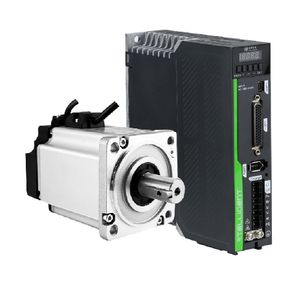 200W 60mm Servo Motor AC 220V 17/23bit Tek Çok Mutlak Kodlayıcı 0.64NM 3000RPM MODBUS RS485 200W AC Servo Motor Sürücü Kitleri