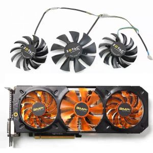 パッドZOTAC GTX 770 780 780TI 980 AMP EDITION DIYグラフィックカード冷却ファン