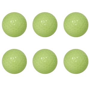 6 Pcs/Lot Golf Fluorescent Ball Automatically Glows At Night Outdoor Practice Ball Can Be Used Repeatedly Golf Glowing Ball