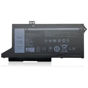 Baterie WY9DX Wymiana bateria laptopa 42Wh dla Dell Notebook Baterie Lipolimer Laptop Akumentalne