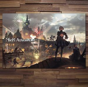 Nier Automata Poster Theme Park Art Wall Decoration Populära affisch 56459158956